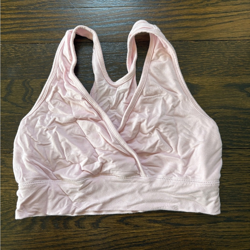 Women's Pink Maternity/Breastfeeding sports bra